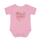 Christmas Body suit for Baby girl, Christmas Princess shirt, Baby 6-18 months Body Suit gift for Christmas - I Love Heartstrings