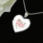 Christmas Princess Heart Necklace - I Love Heartstrings