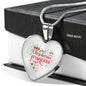 Christmas Princess Heart Necklace - I Love Heartstrings