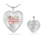Christmas Princess Heart Necklace - I Love Heartstrings