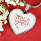 Christmas Princess Heart Necklace - I Love Heartstrings