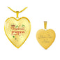 Christmas Princess Heart Necklace - I Love Heartstrings