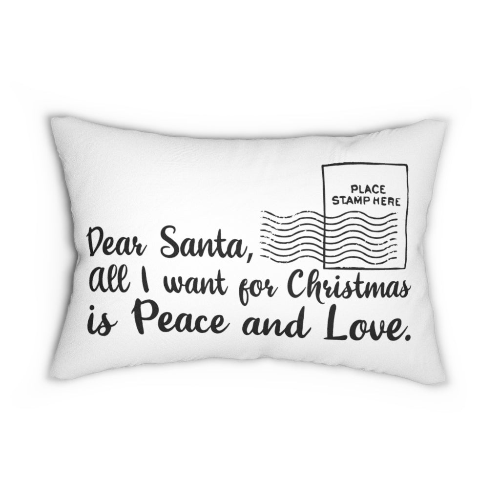 Christmas Throw pillow, Two-sided Holiday pillow, Throw pillow Christmas, Accent pillow, Christmas Decoration, pillow décor, Christmas gift - I Love Heartstrings