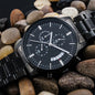 Custom Black Chronograph Watch for men - I Love Heartstrings