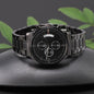 Custom Black Chronograph Watch for men - I Love Heartstrings