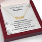 Custom Name Necklace for Beautiful Daughter - I Love Heartstrings