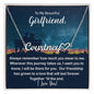 Custom Name necklace with heart for Girlfriend - I Love Heartstrings