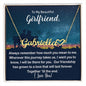 Custom Name necklace with heart for Girlfriend - I Love Heartstrings