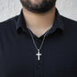 Daddy To Be Personalized Cross Necklace - I Love Heartstrings