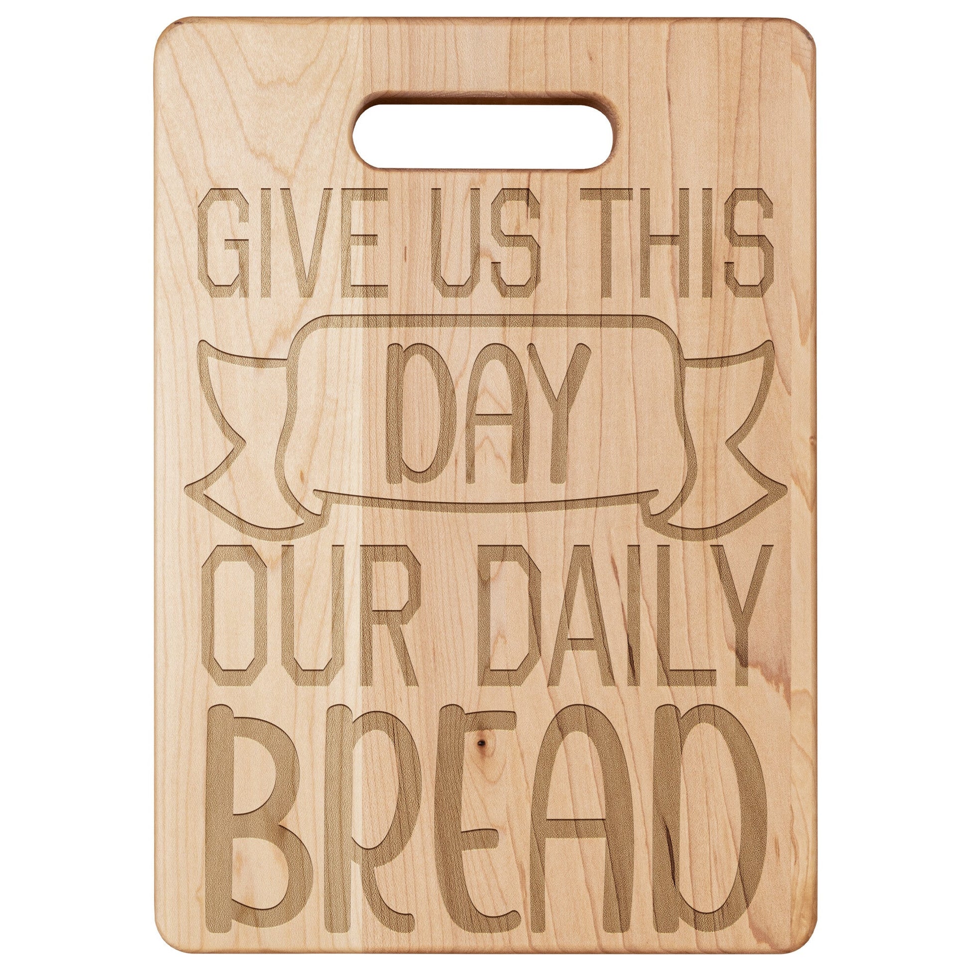 Daily Bread Hand-crafted Maple Cutting Board - I Love Heartstrings