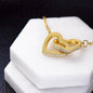 Daughter Interlocking Hearts Necklace Two Hearts Combined - I Love Heartstrings