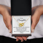 Daughter Interlocking Hearts Necklace Two Hearts Combined - I Love Heartstrings