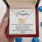 Daughter Interlocking Hearts Necklace Two Hearts Combined - I Love Heartstrings