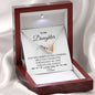 Daughter Interlocking Hearts Necklace Two Hearts Combined - I Love Heartstrings