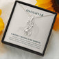 Daughter necklace from Mother Giraffe Necklace with 14K white gold or 18K yellow gold finish - I Love Heartstrings
