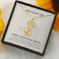 Daughter necklace from Mother Giraffe Necklace with 14K white gold or 18K yellow gold finish - I Love Heartstrings