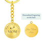 Drive Safe Mom Keychain - I Love Heartstrings