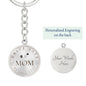 Drive Safe Mom Keychain - I Love Heartstrings