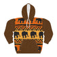 Elephant print Unisex Pullover Hoodie - I Love Heartstrings