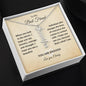 Encouraging Necklace with Message card, Vertical Necklace Gift personalized You Are Enough - I Love Heartstrings