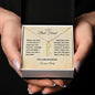 Encouraging Necklace with Message card, Vertical Necklace Gift personalized You Are Enough - I Love Heartstrings