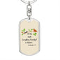 Engraved, Bible verse keychain, inspirational gift, christian keychain, christian gifts, scripture keychain, custom keychain, faith keychain - I Love Heartstrings