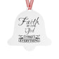 Faith Christmas Metal Ornaments - I Love Heartstrings