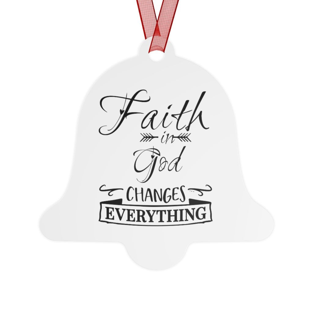 Faith Christmas Metal Ornaments - I Love Heartstrings