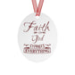 Faith Christmas Metal Ornaments - I Love Heartstrings