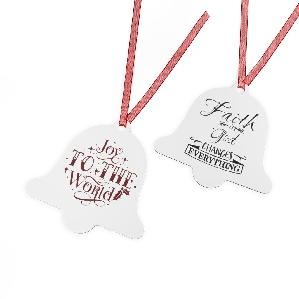 Faith Christmas Metal Ornaments - I Love Heartstrings