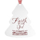 Faith Christmas Metal Ornaments - I Love Heartstrings