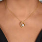 Forever Love Heart Necklace for Mom with Personalized Message Card - I Love Heartstrings