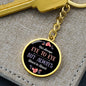 Forgiveness gift Always Heart to Heart Circle Keychain Gift for mom for girlfriend for wife - I Love Heartstrings