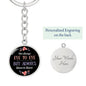 Forgiveness gift Always Heart to Heart Circle Keychain Gift for mom for girlfriend for wife - I Love Heartstrings