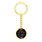 Forgiveness gift Always Heart to Heart Circle Keychain Gift for mom for girlfriend for wife - I Love Heartstrings