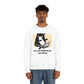 Funny cat shirt, Are you kitten me White Unisex Heavy Blend™ Crewneck Sweatshirt - I Love Heartstrings