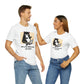 Funny Cat shirt, White Unisex Jersey Short Sleeve Tee - I Love Heartstrings