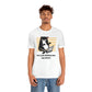 Funny Cat shirt, White Unisex Jersey Short Sleeve Tee - I Love Heartstrings