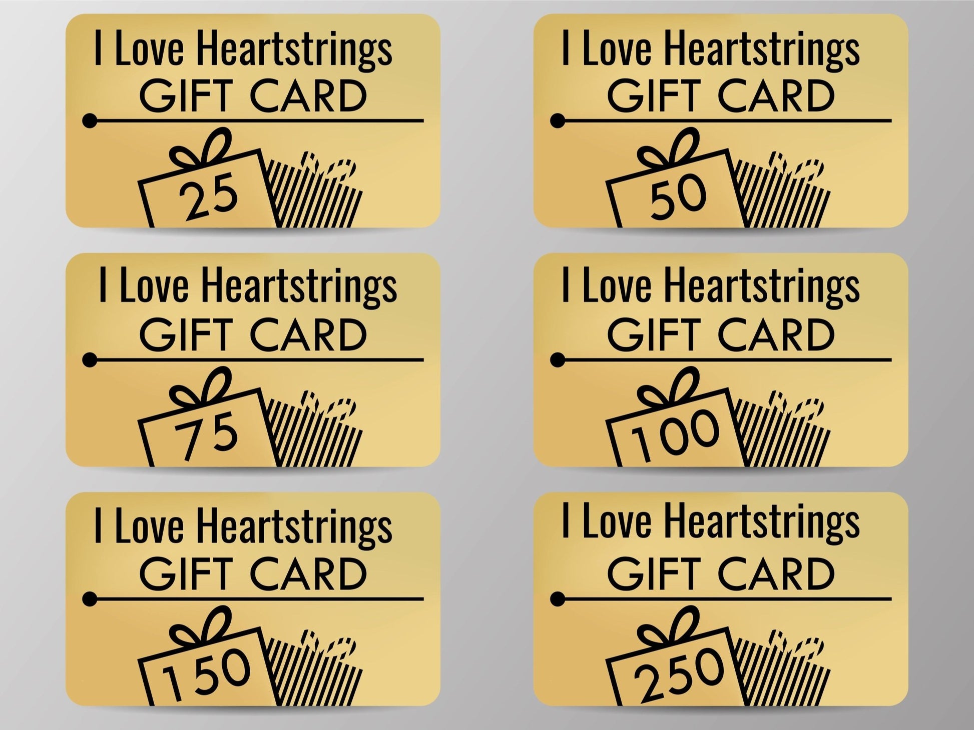 Gift Card - I Love Heartstrings