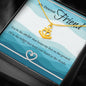 Gift for Girl Friend - Anchor Necklace with Message card - I Love Heartstrings