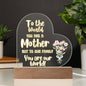 Gift for Mother from Children, Acrylic Night light, Birthday gifts for Mom, Mother's day present - I Love Heartstrings