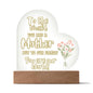Gift for Mother from Children, Acrylic Night light, Birthday gifts for Mom, Mother's day present - I Love Heartstrings