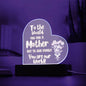Gift for Mother from Children, Acrylic Night light, Birthday gifts for Mom, Mother's day present - I Love Heartstrings