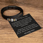 Graduation Bracelet for Son Love You Forever with Message card - I Love Heartstrings