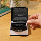Graduation Bracelet for Son Love You Forever with Message card - I Love Heartstrings
