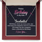 Happy Birthday Name Necklace for Wife - I Love Heartstrings