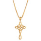 "Happy Mother's Day" 14k Gold Infinity Cross Pendant Necklace with Message card Gift for mom mothers day gifts birthday gifts cross for mom - I Love Heartstrings