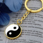 His and hers Couple keychain Yin and Yang, Personalized Wedding present keychain, Anniversary gift - I Love Heartstrings