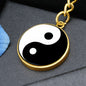 His and hers Couple keychain Yin and Yang, Personalized Wedding present keychain, Anniversary gift - I Love Heartstrings
