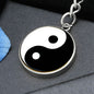 His and hers Couple keychain Yin and Yang, Personalized Wedding present keychain, Anniversary gift - I Love Heartstrings
